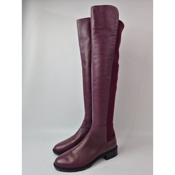 Stuart Weitzman Women's Cranberry 50/50 5050 City Over-the-Knee Boots Size 6.5 - Picture 2 of 7